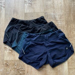 Athleta Track This Run Short Bundle